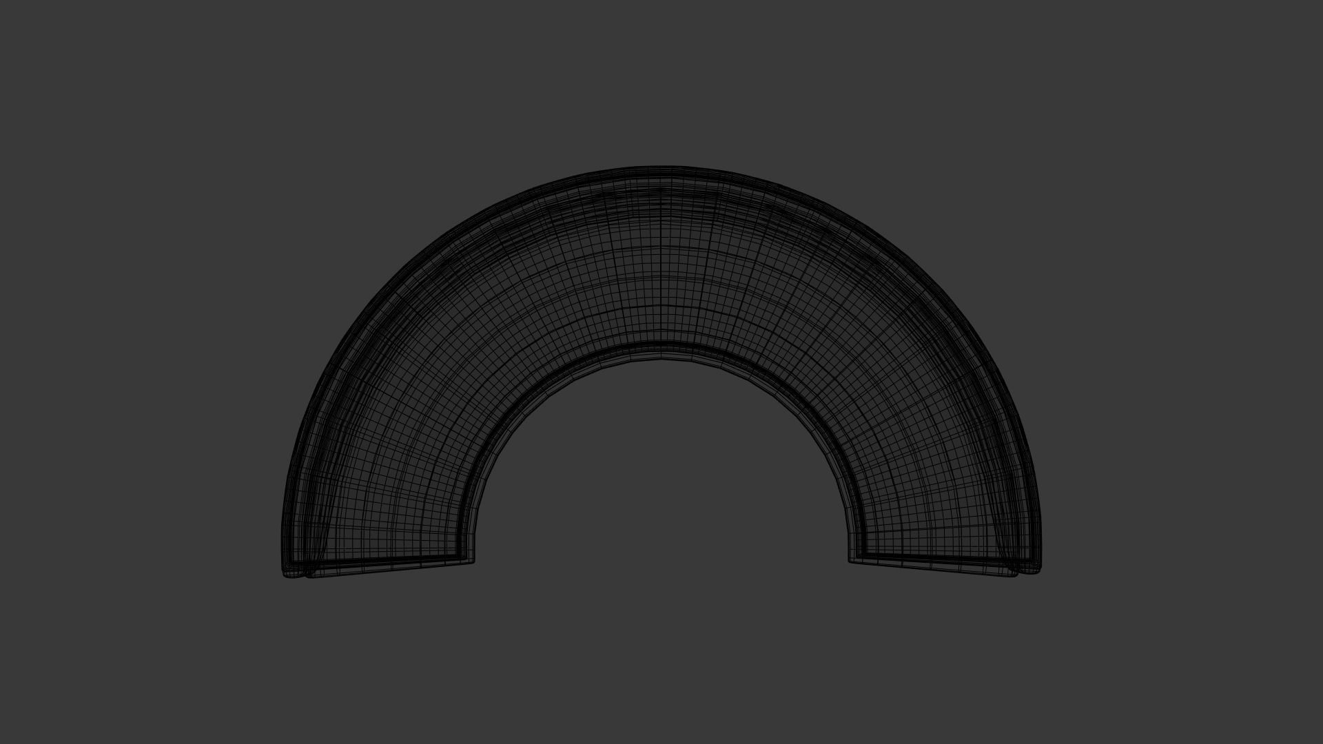 Restaurant Circular Booth Low-poly 3D model_9