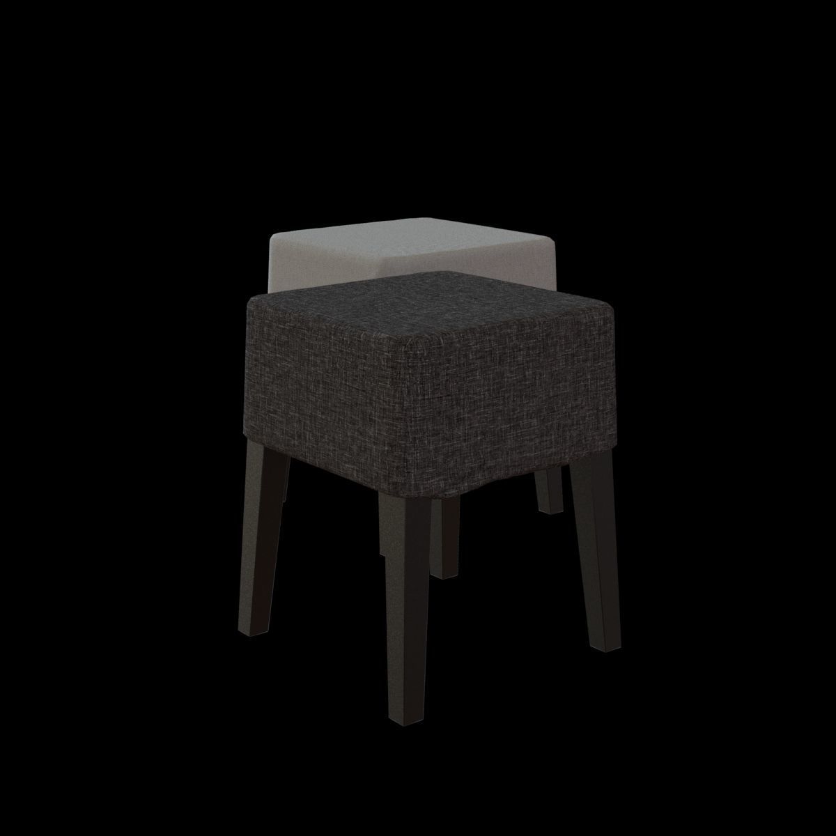 nils stool 3D model_7