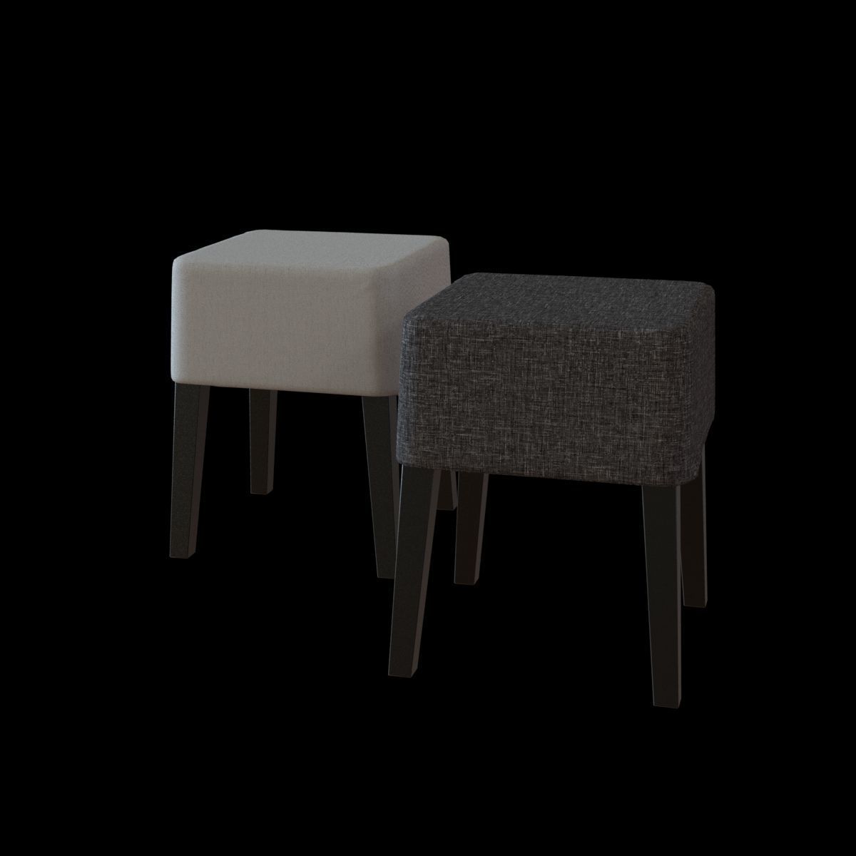 nils stool 3D model_2