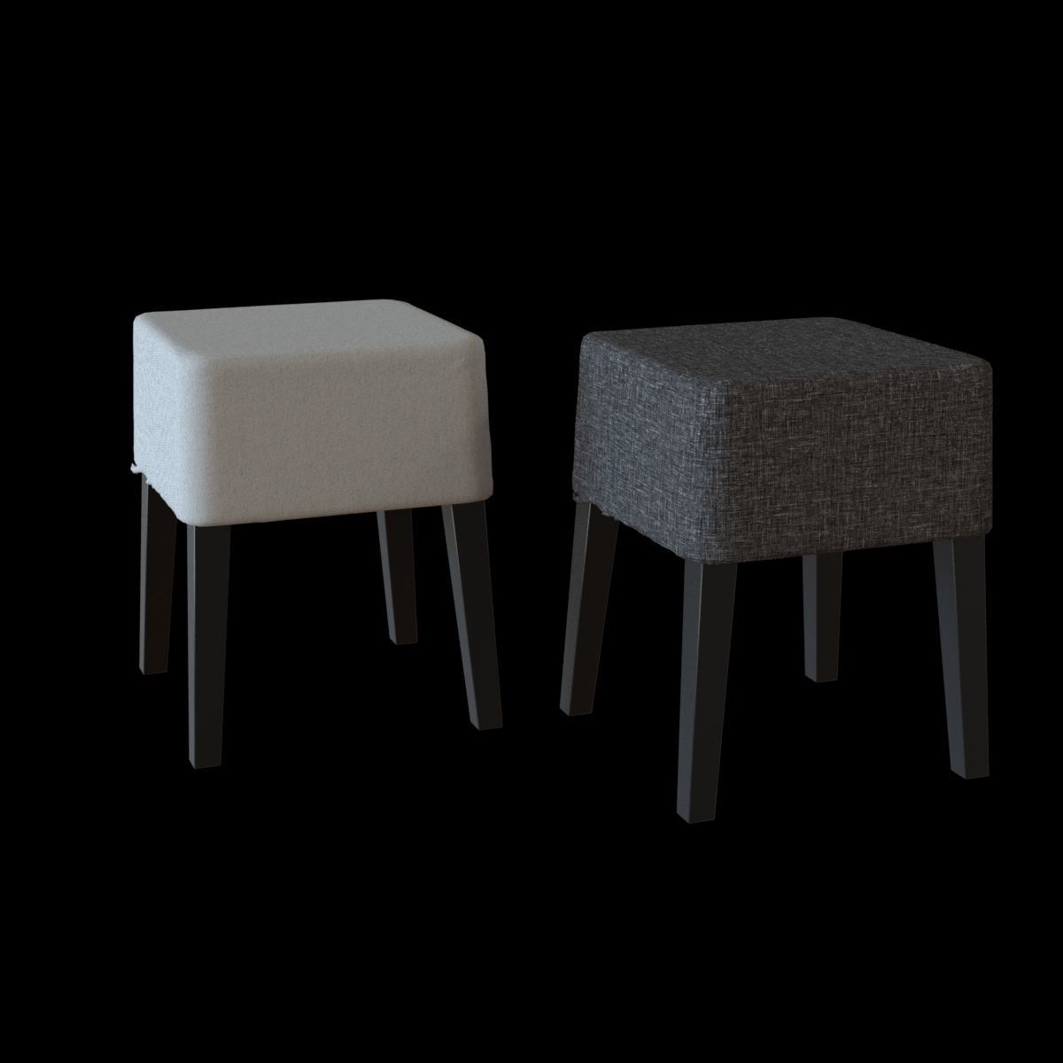 nils stool 3D model_1