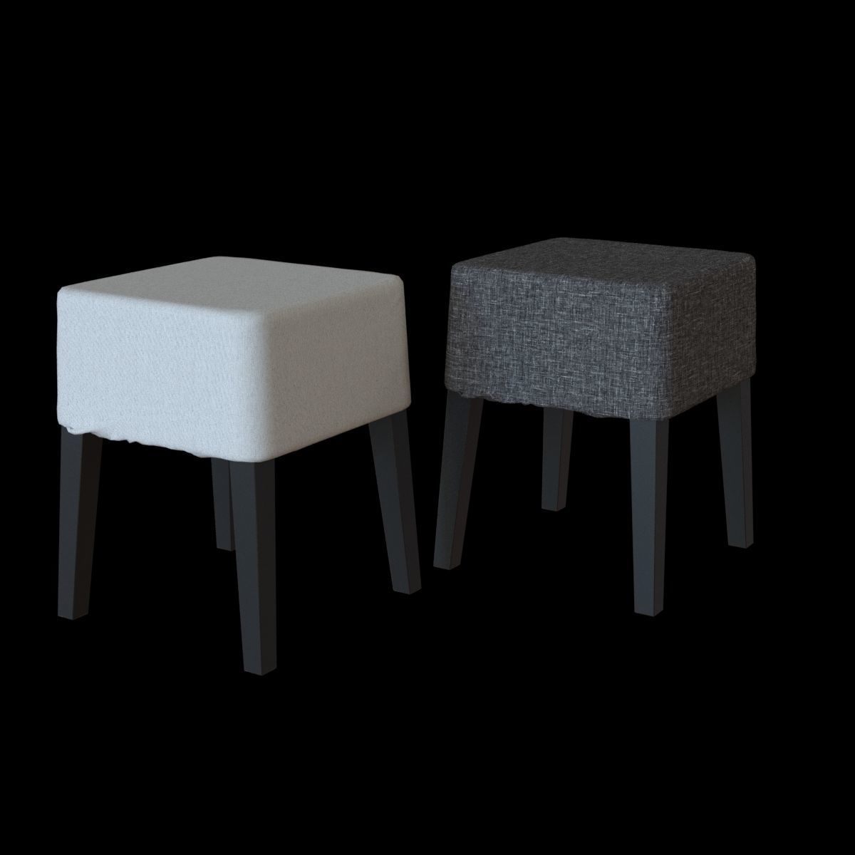 nils stool 3D model_4