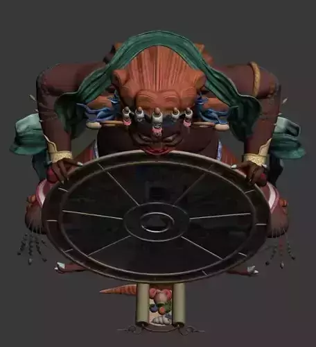 Yama king of the Tibetan Buddhism