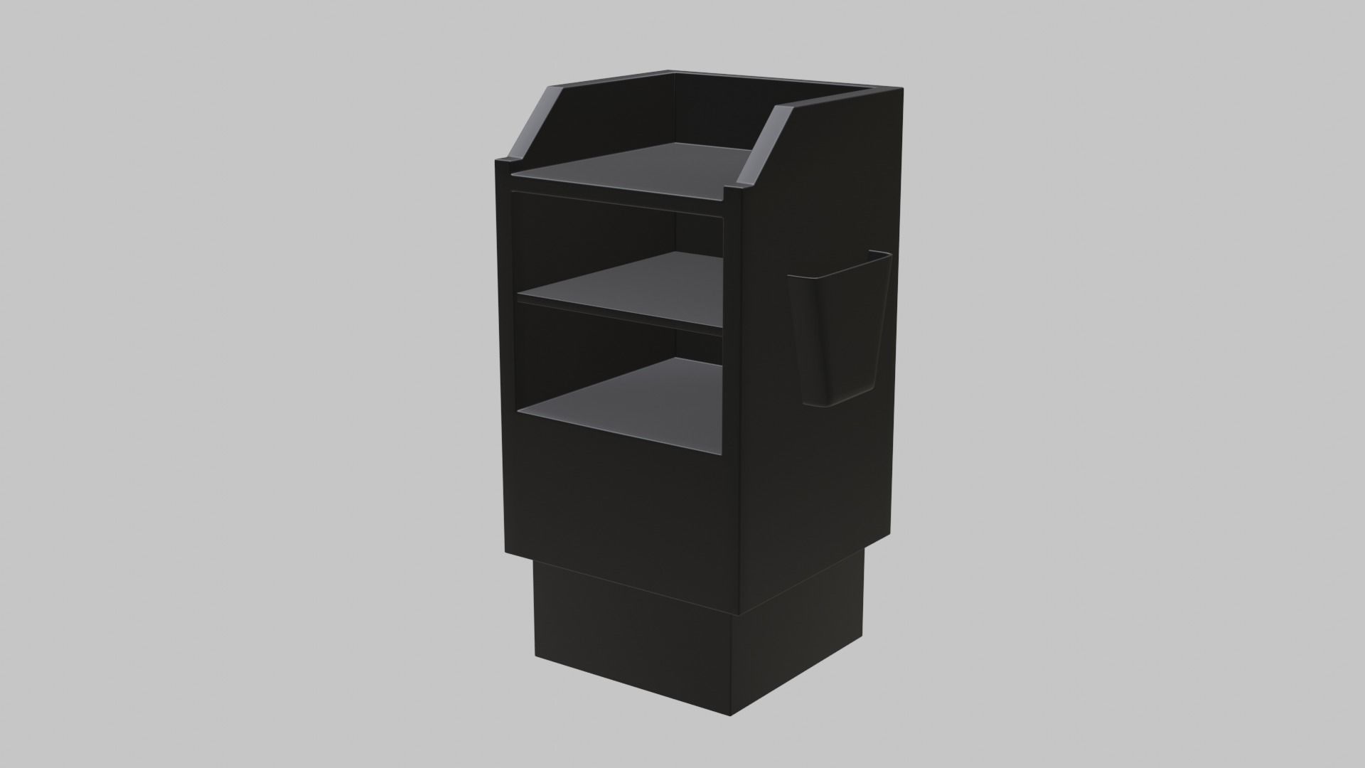 Restaurant Asset Pack Low-poly 3D model_42