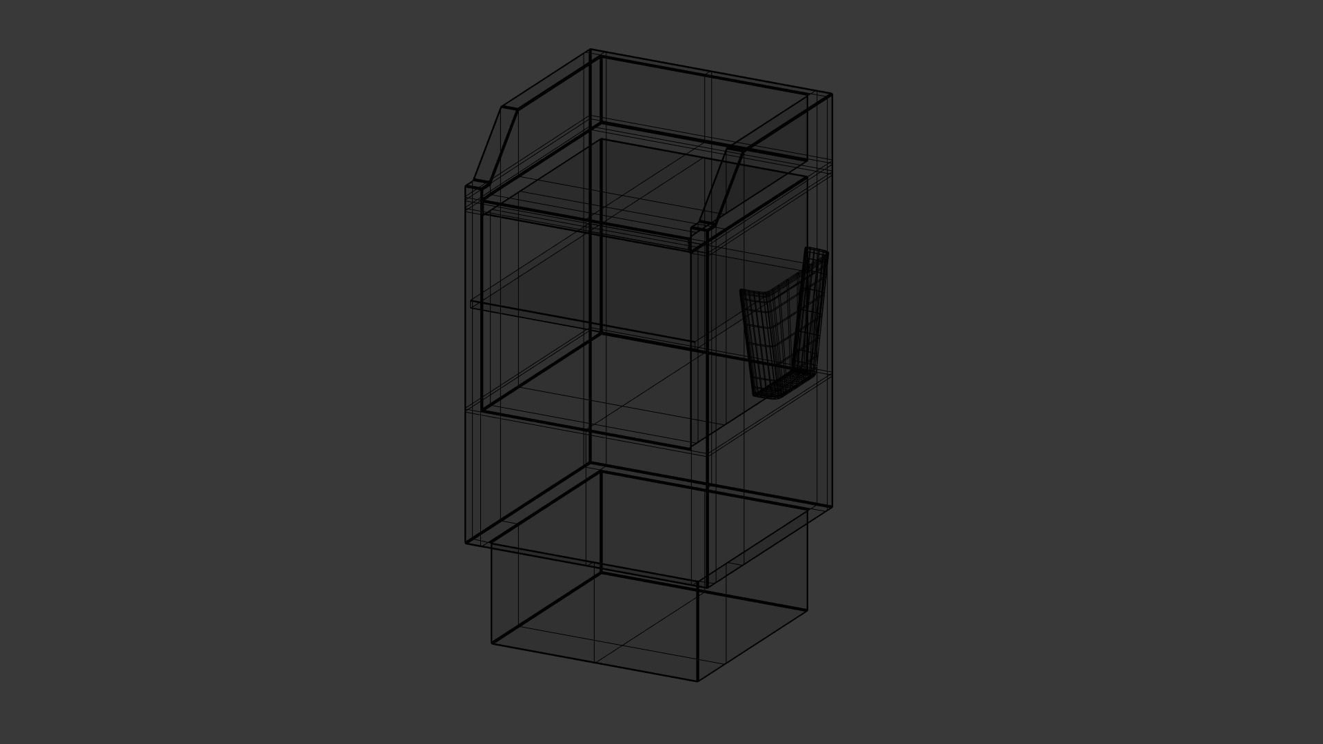 Restaurant Asset Pack Low-poly 3D model_48