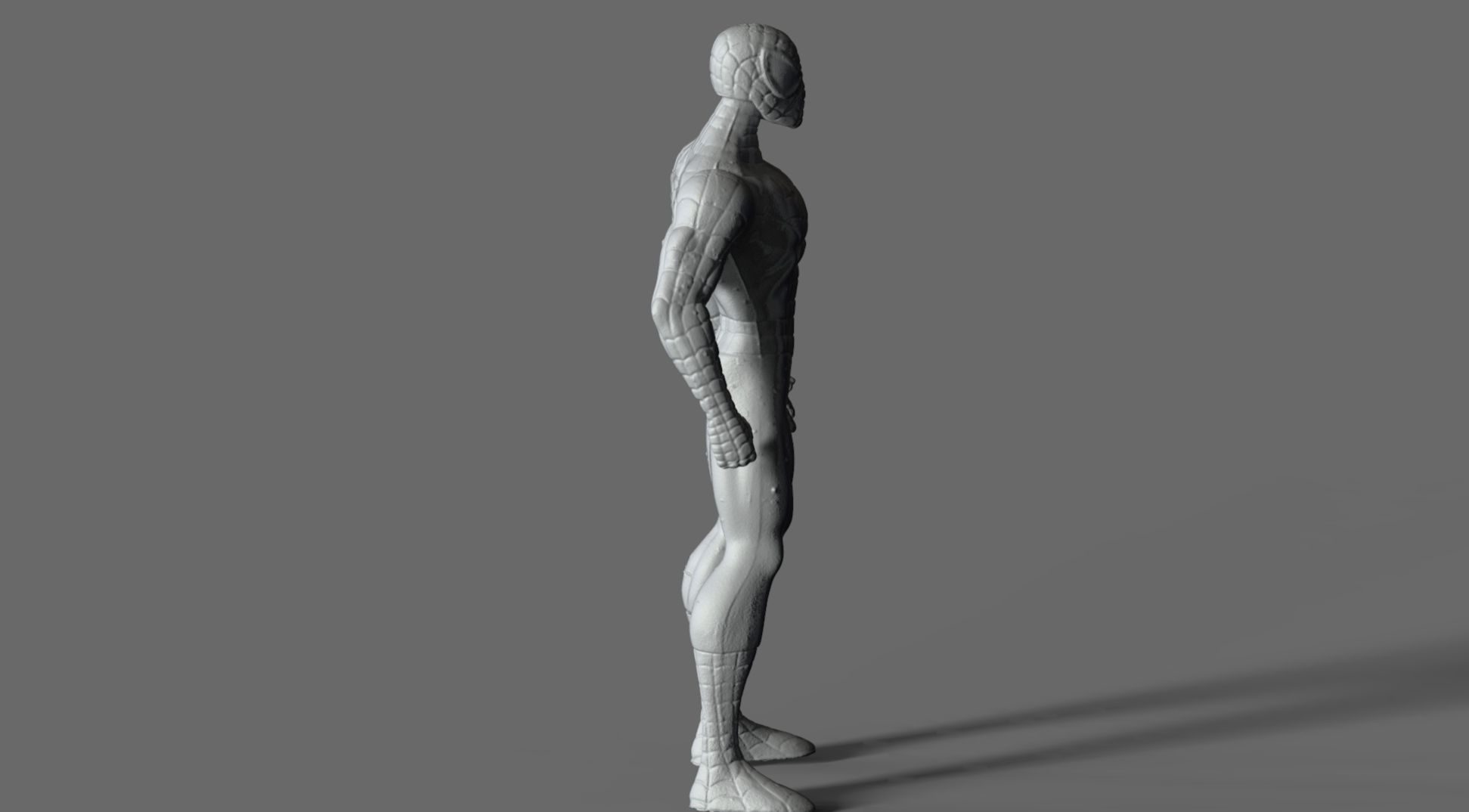 Spiderman Action Figure Toy 3D model_7