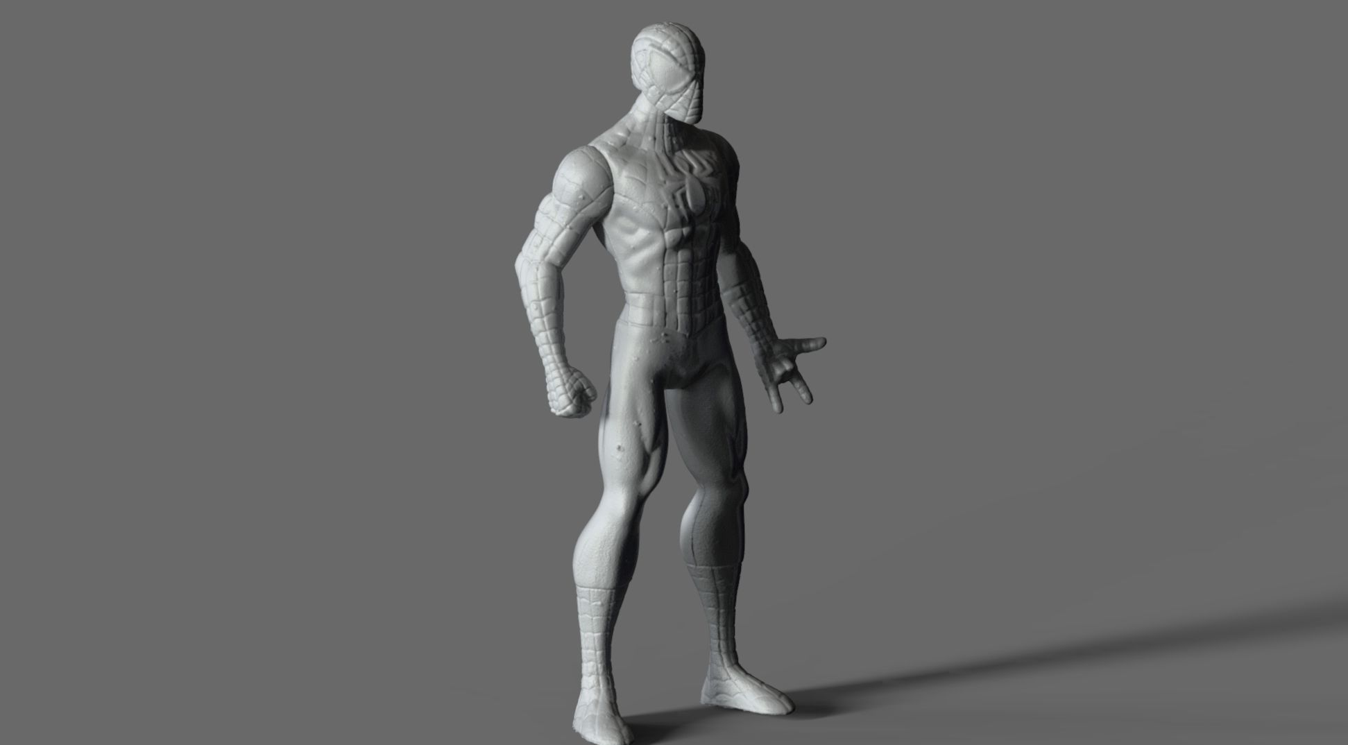 Spiderman Action Figure Toy 3D model_9