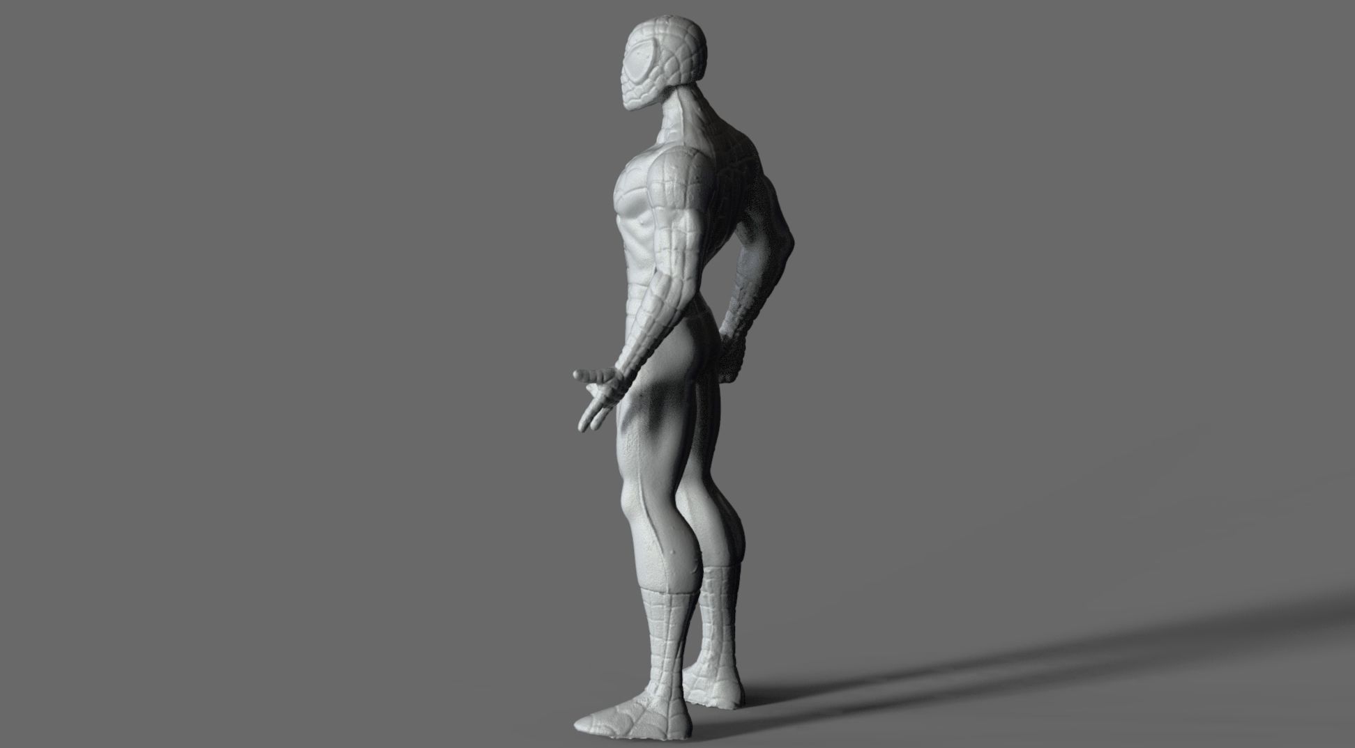 Spiderman Action Figure Toy 3D model_3