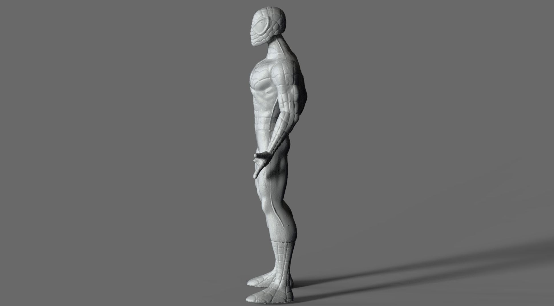 Spiderman Action Figure Toy 3D model_2