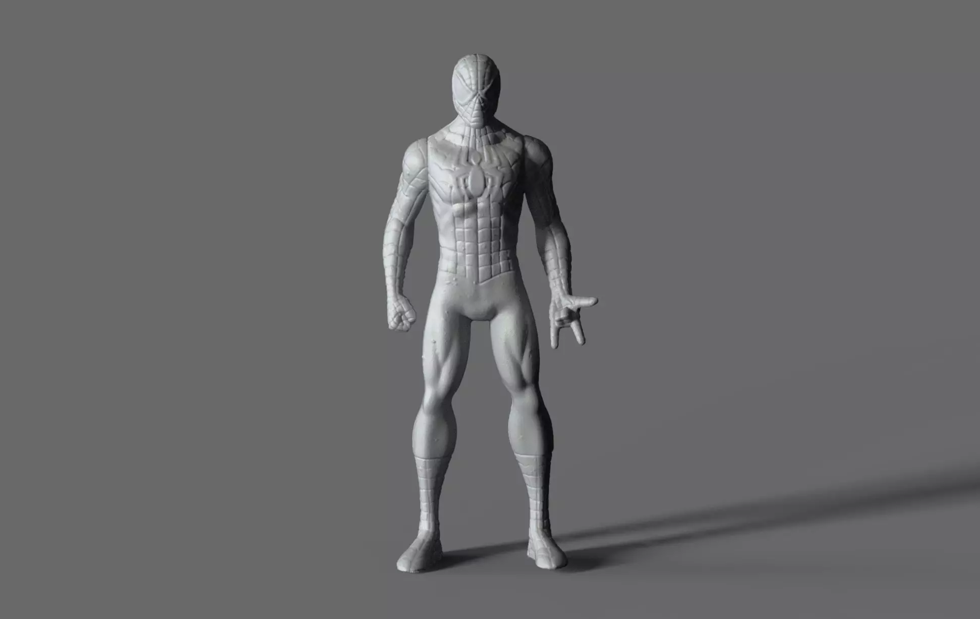Spiderman Action Figure Toy 3D model_0