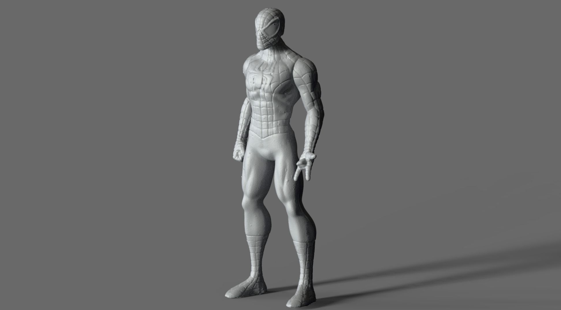 Spiderman Action Figure Toy 3D model_1