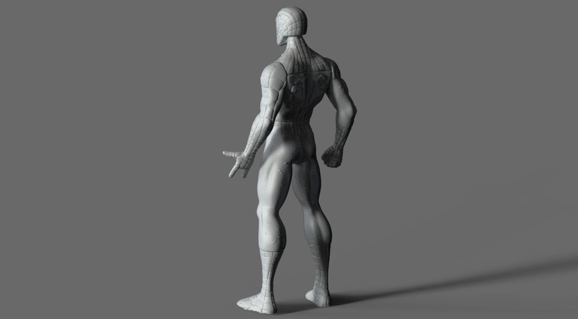 Spiderman Action Figure Toy 3D model_4