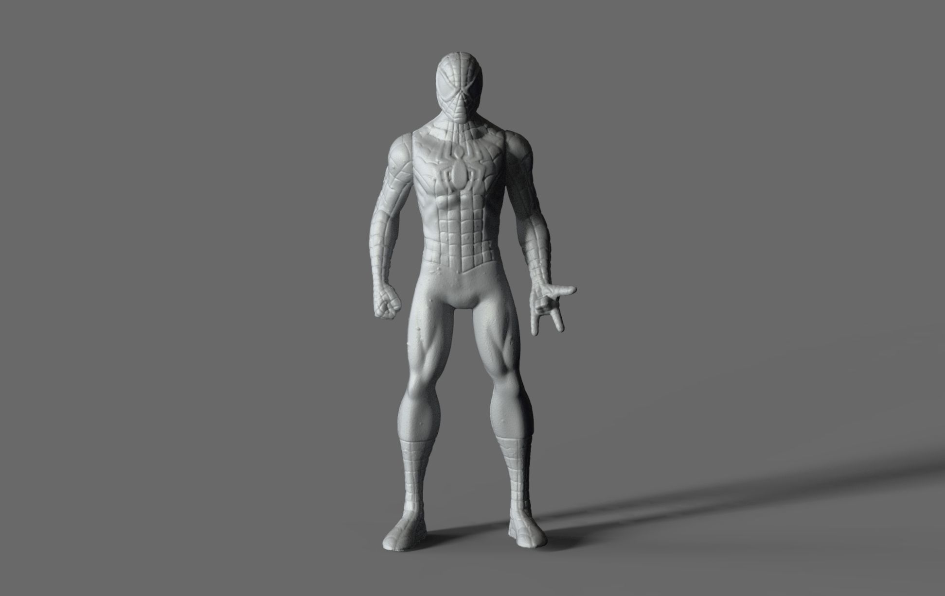 Spiderman Action Figure Toy 3D model_10