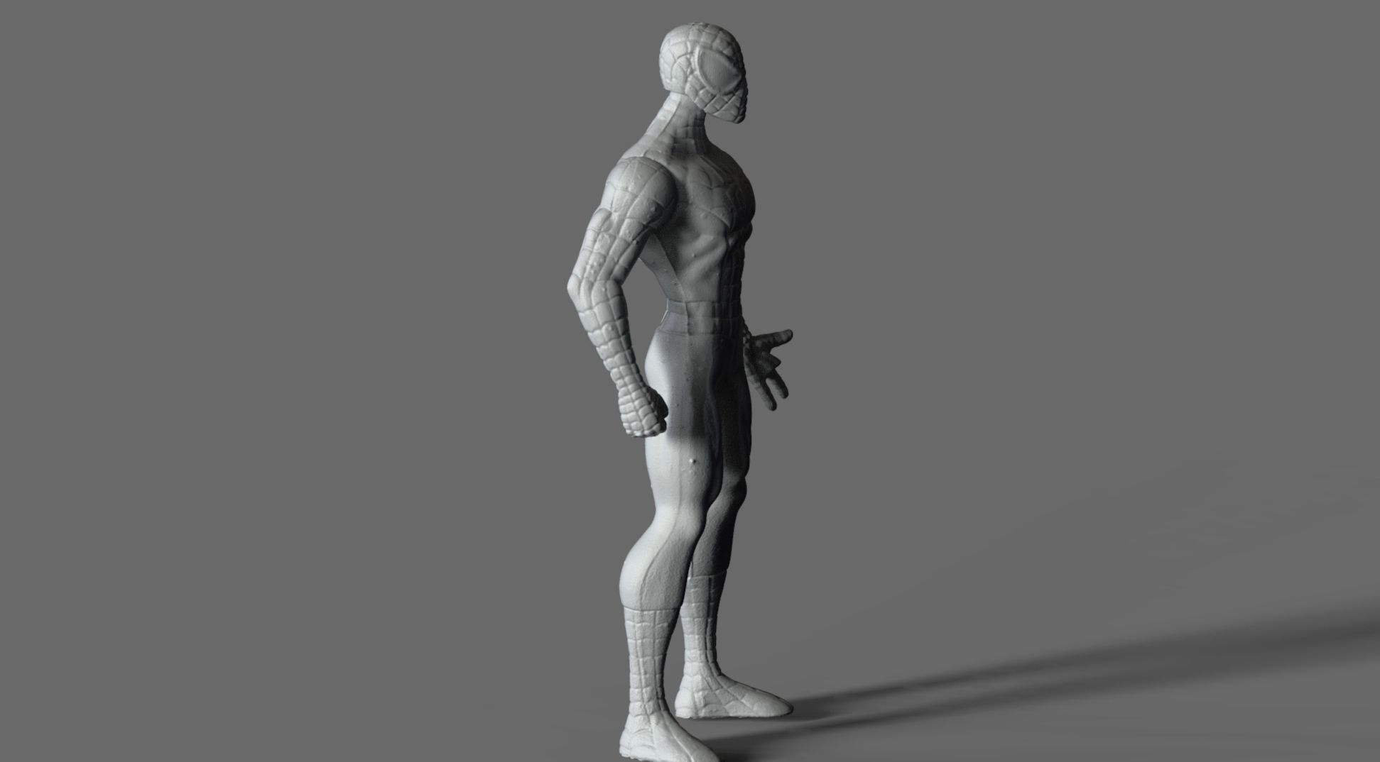 Spiderman Action Figure Toy 3D model_8