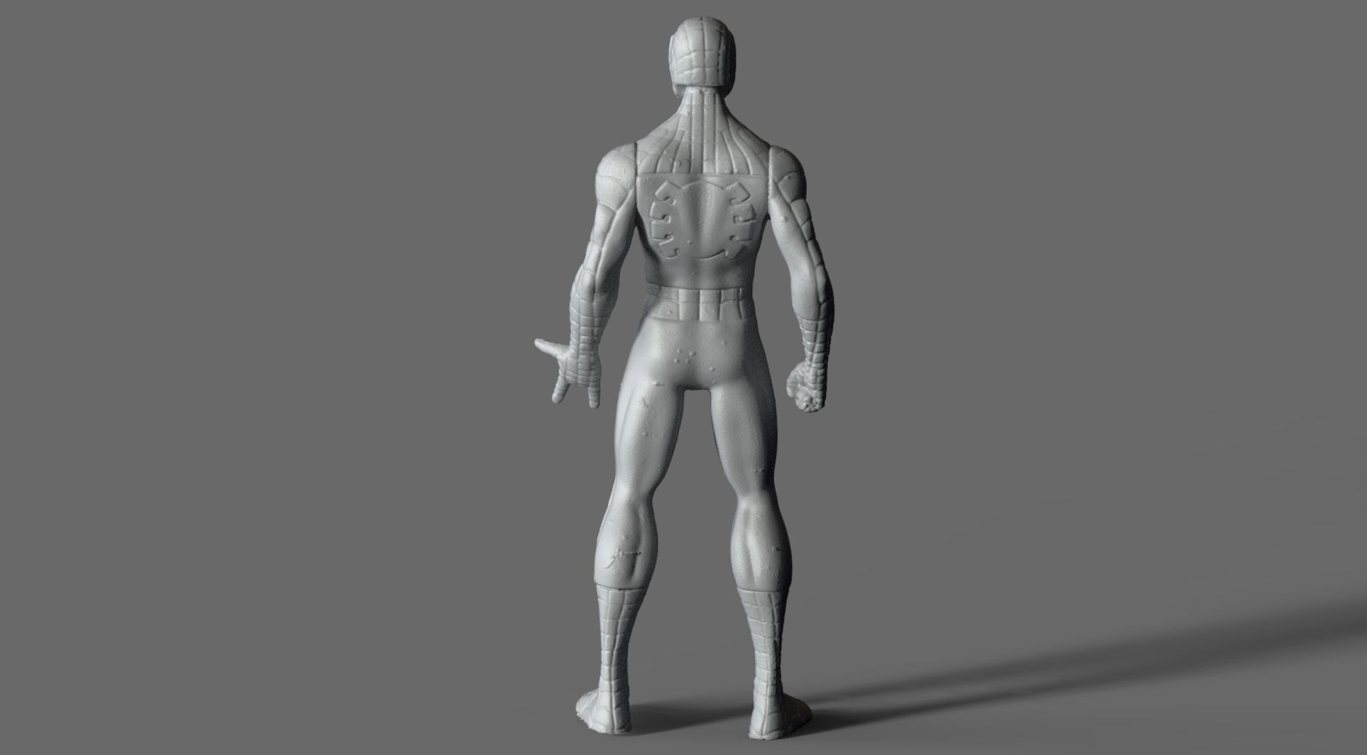 Spiderman Action Figure Toy 3D model_5