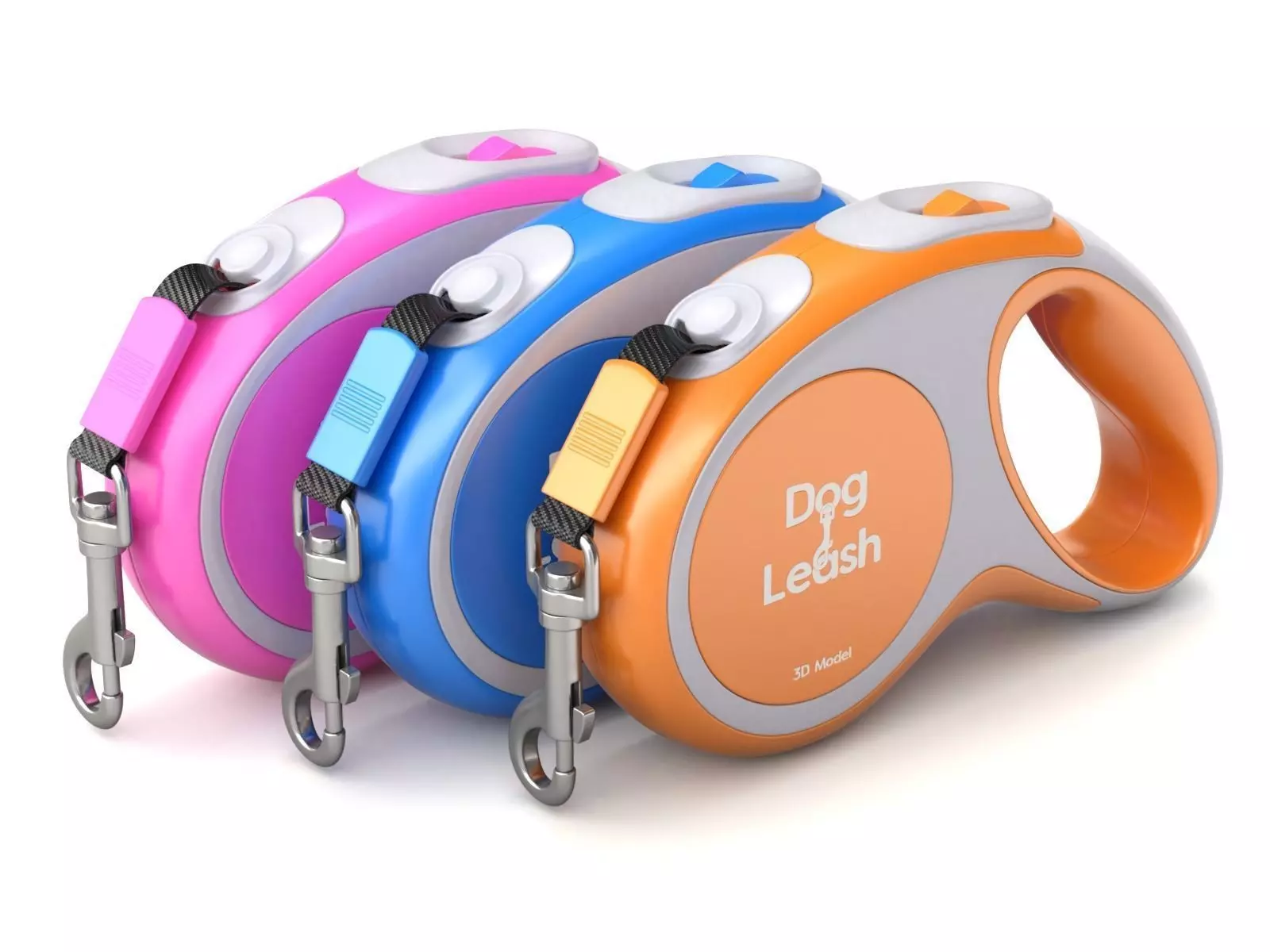 Dog Leash 3D model_0