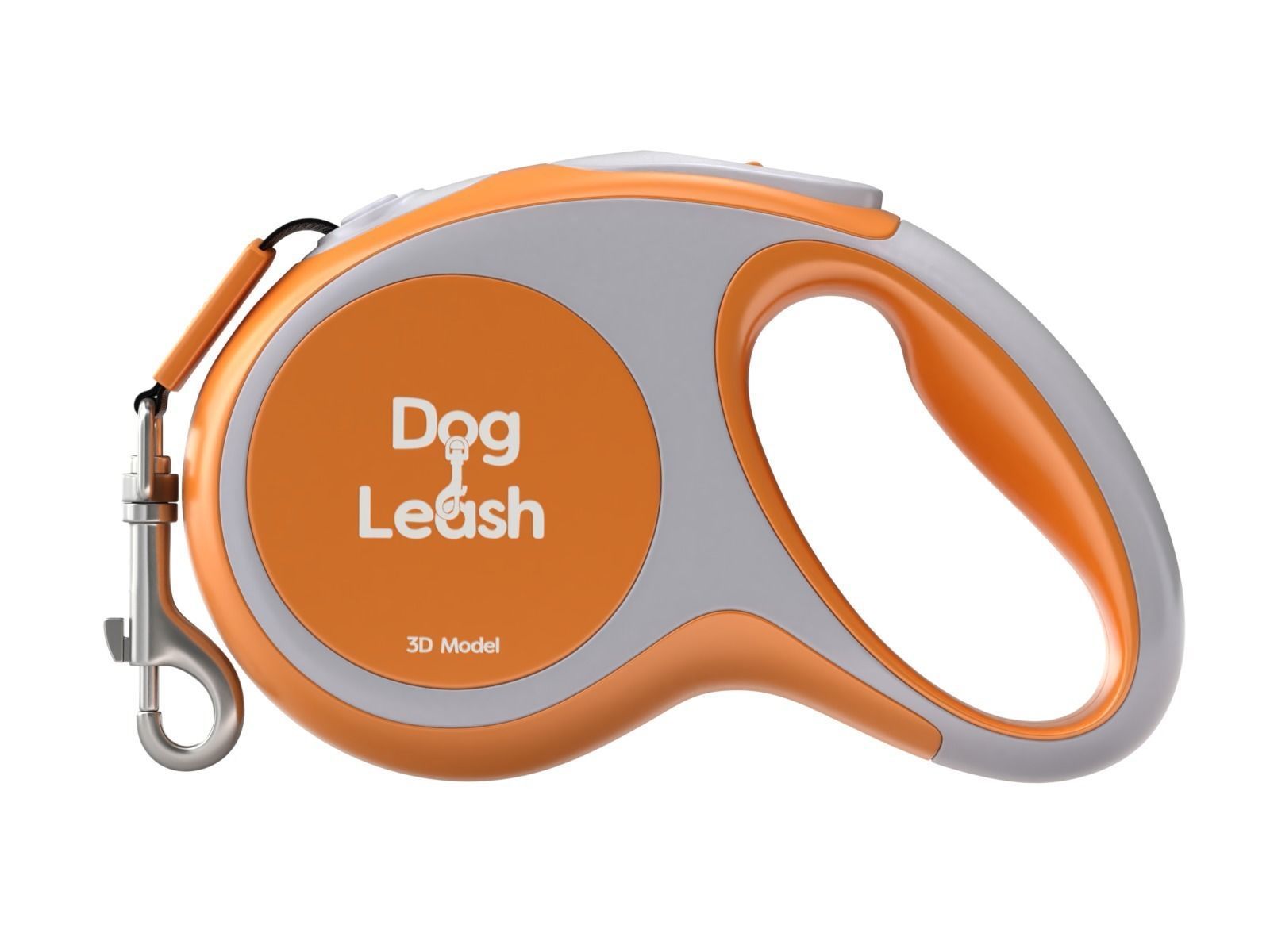 Dog Leash 3D model_1