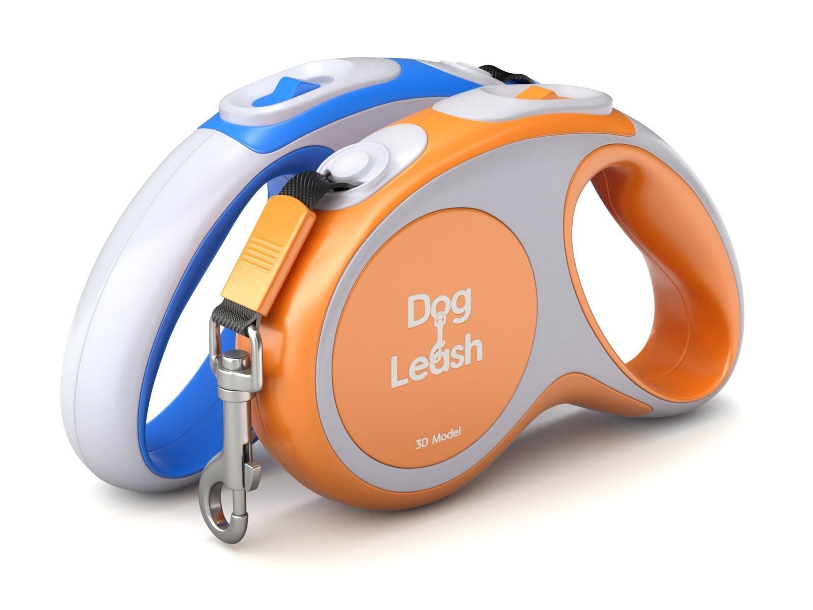 Dog Leash 3D model_2