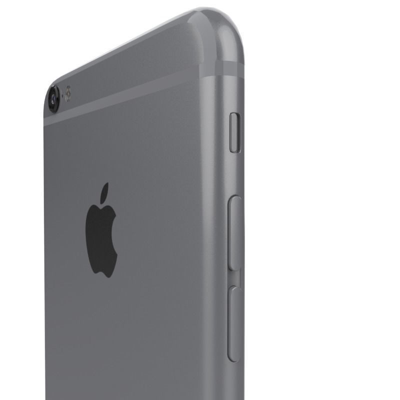 Apple Iphone 6 Space Grey 3D model_5