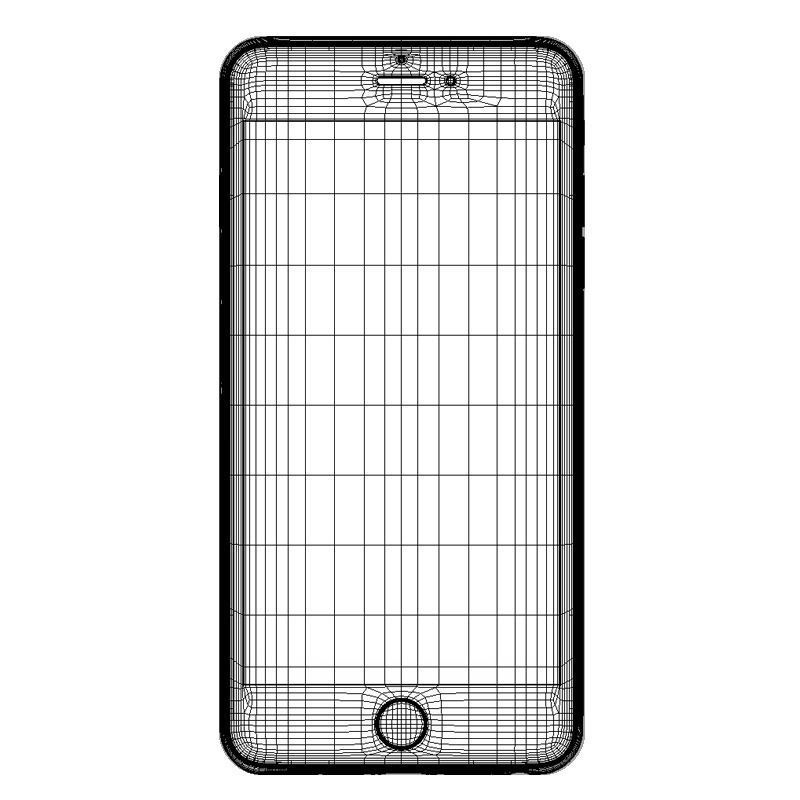 Apple Iphone 6 Space Grey 3D model_9