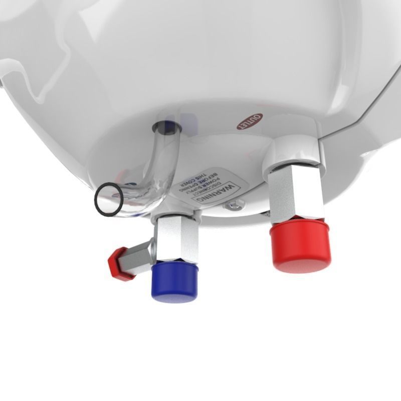 Bajaj 3 Litres Instant Water Heater White 3D model_6