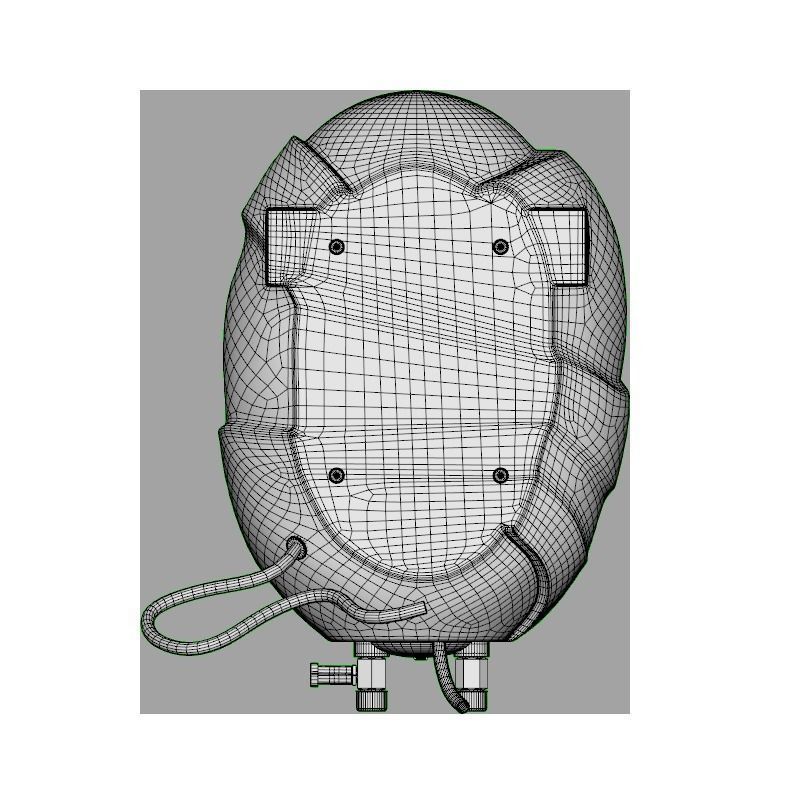 Bajaj 3 Litres Instant Water Heater White 3D model_13