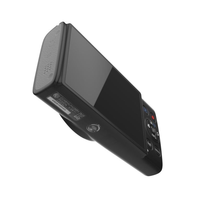 Digicam Ixus  Black 3D model_8