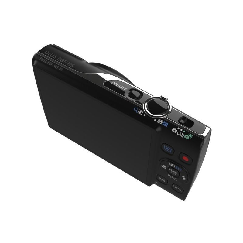 Digicam Ixus  Black 3D model_4