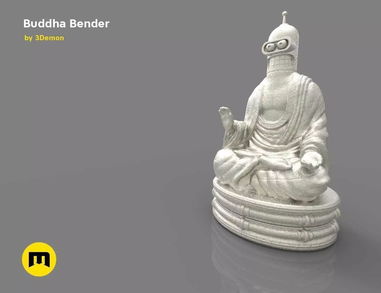 Bender Buddha Statue 3D print model