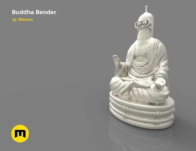 Bender Buddha Statue  3D print model