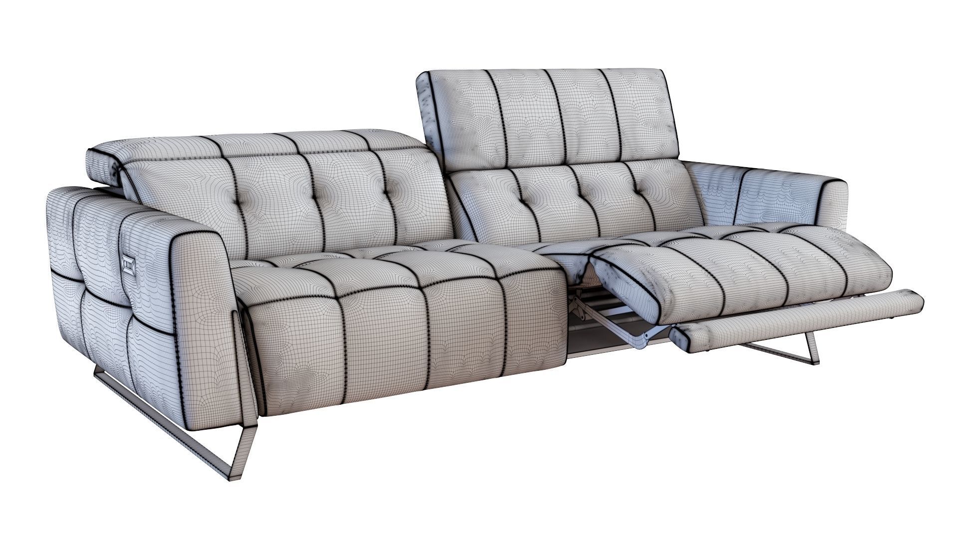 HTL Relax Studio - 3 Seater Electric Recliner Sofa 3D model_9