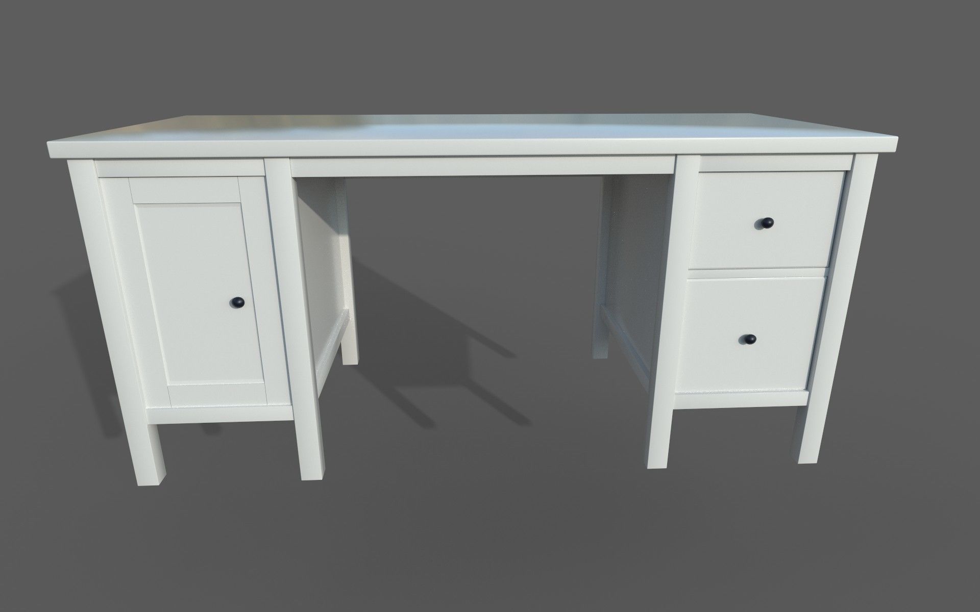 3d Ikea Hemnes Work Desk Cgtrader Ikea Hemnes Work Desk 3d Model Max Obj Mtl 3ds Fbx 4