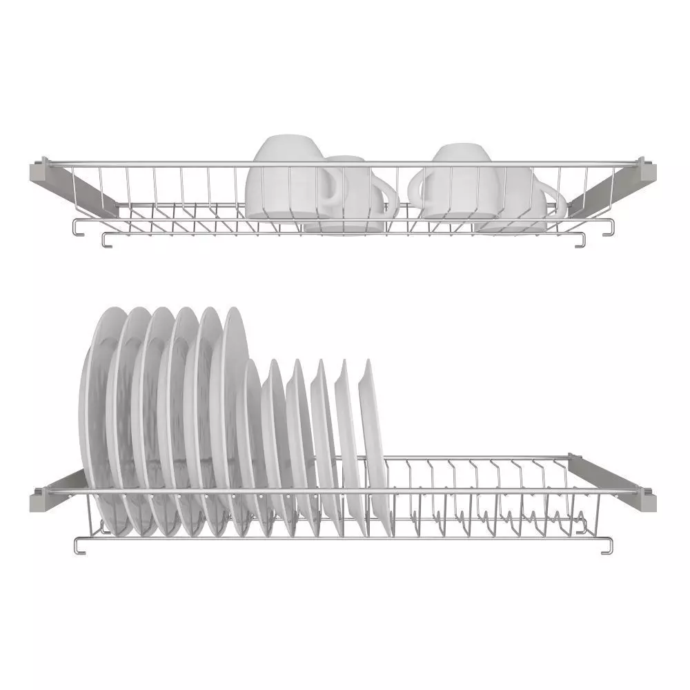 Built in dish rack for kitchen 3D model_0