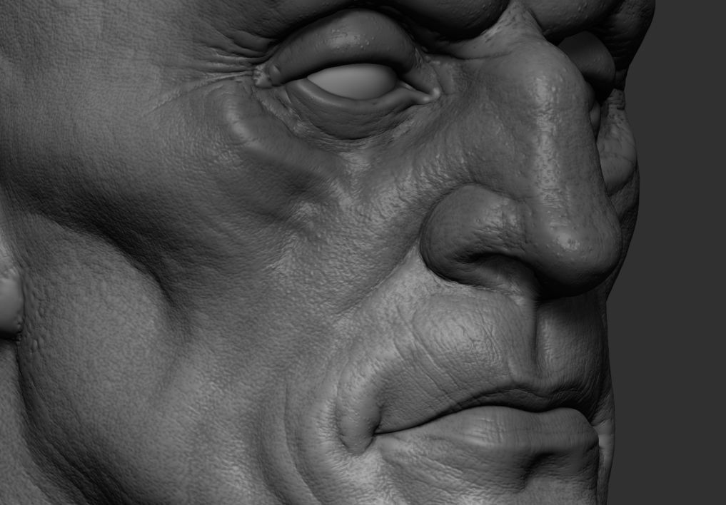 Titan devil head 3D model_5