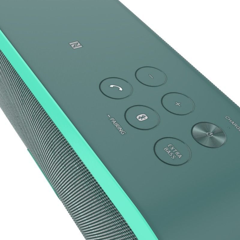 SONY SRS XB2 BLUETOOTH SPEAKER GREEN 3D model_7