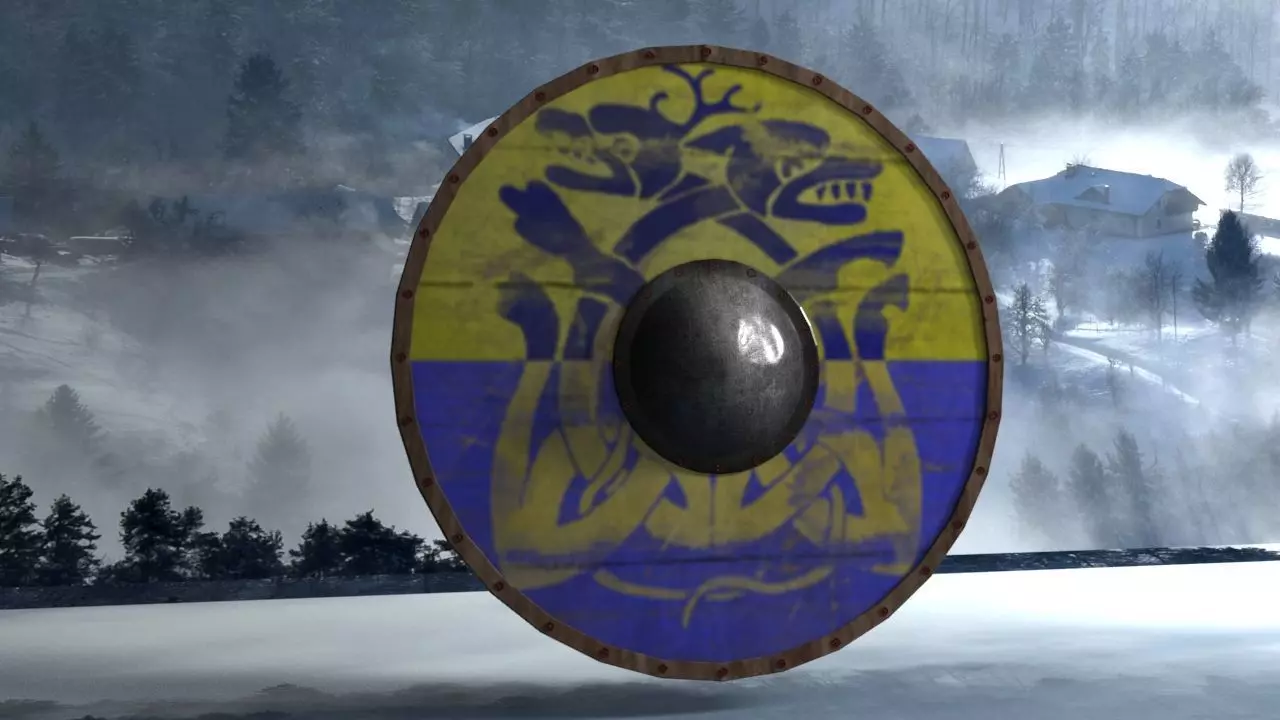 Viking Shield Free 3D model
