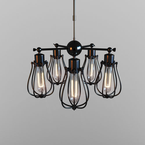 Burt Pendant Light 3D model