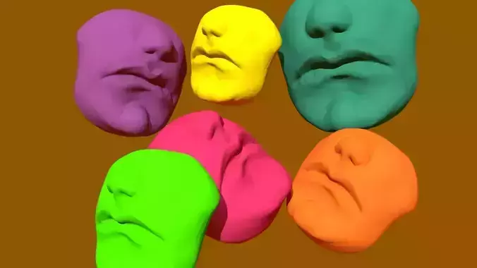 3D MOUTH SCULPTING MODEL  3D model