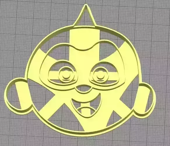 Jack-Jack The incredibles Baby Cookie Cutter 3D print model