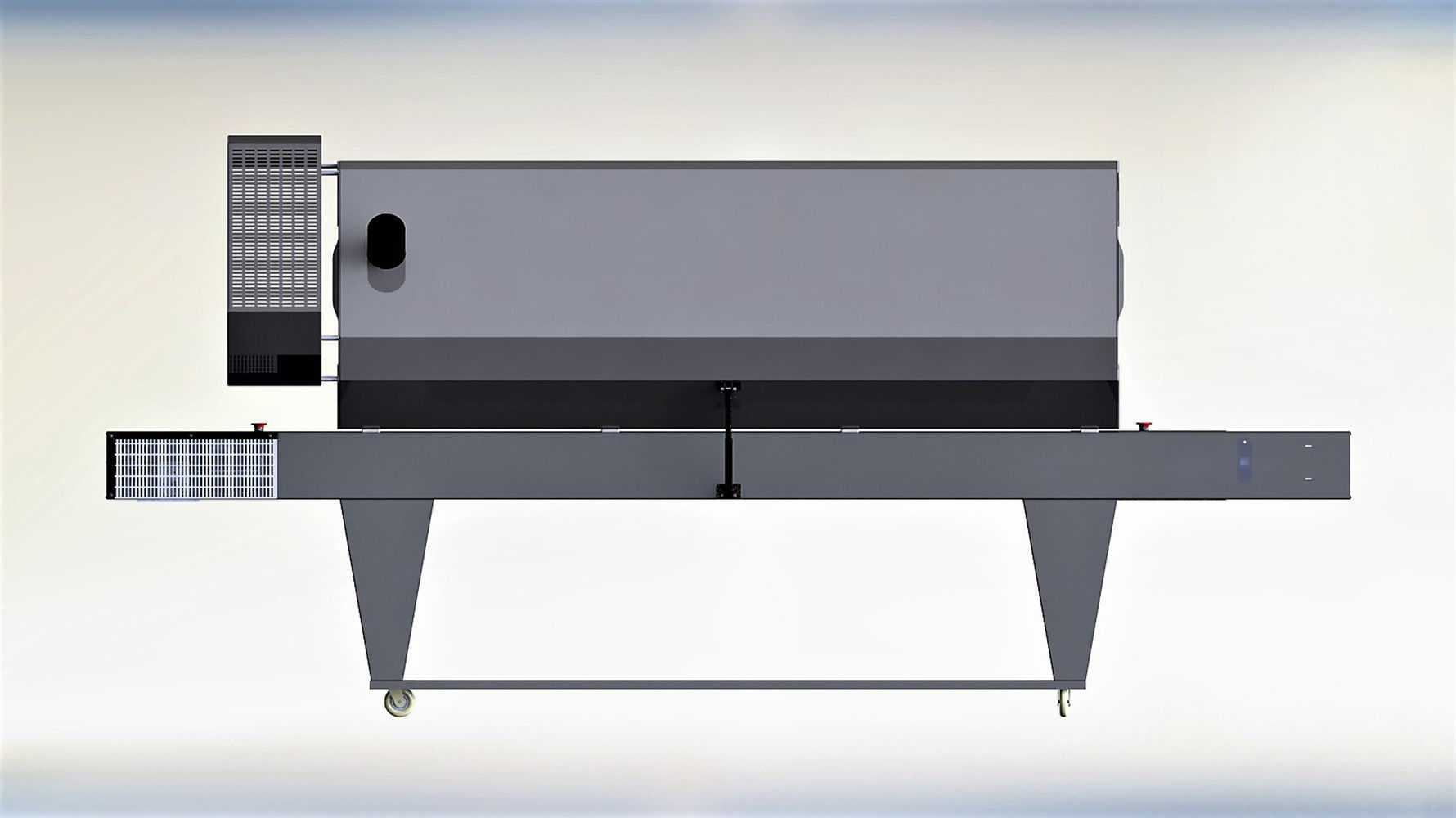 Thermal tunnel for screen printing 3D model_4