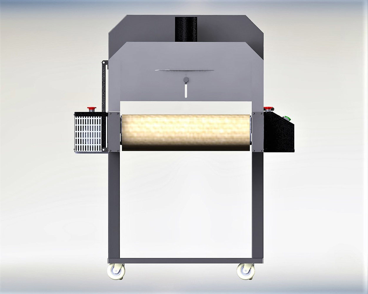 Thermal tunnel for screen printing 3D model_5