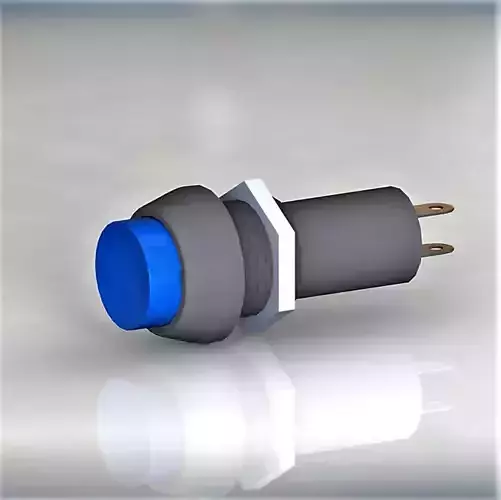 Button switch blue