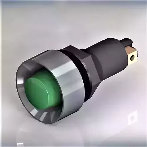 signal light green 3D model