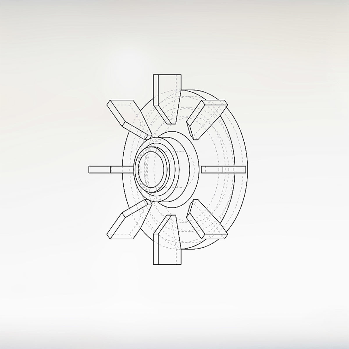 propeller model wheel 3D model_7