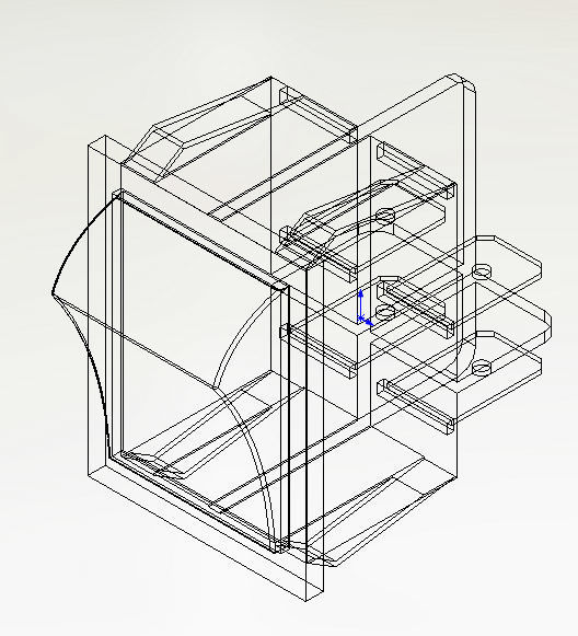 power switch red 3D model_8