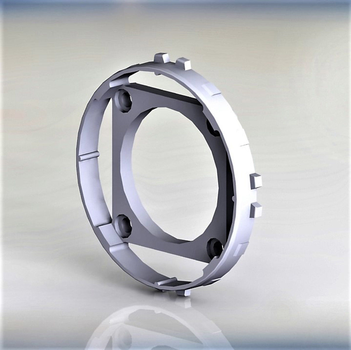 Plastic part for vacuum rate  3D model_1