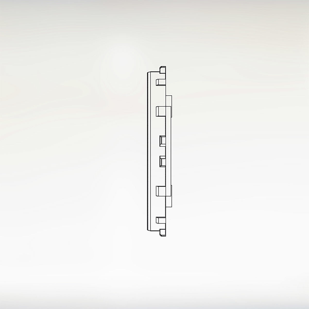 Plastic part for vacuum rate  3D model_11