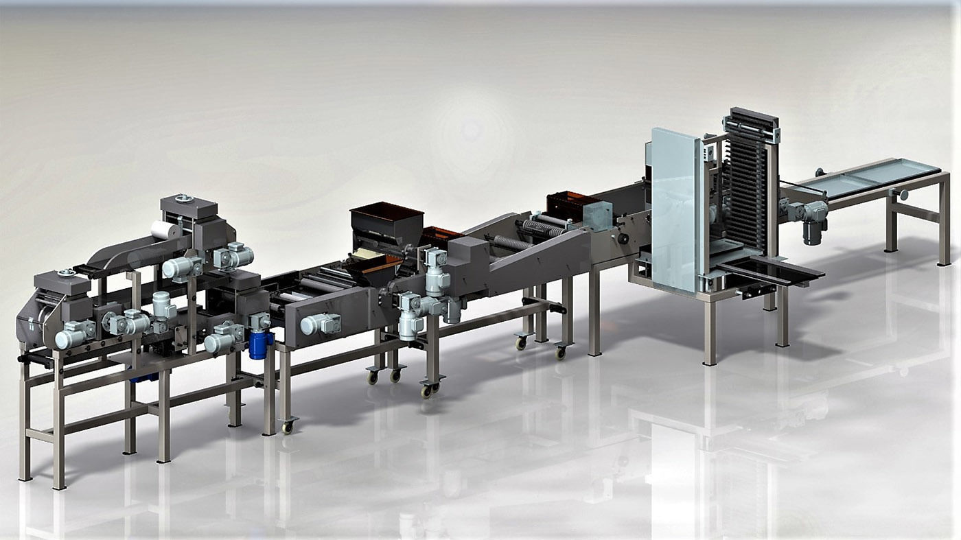 Machine for making salted sticks  3D model_3