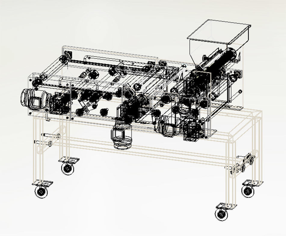Machine for making salted sticks  3D model_24