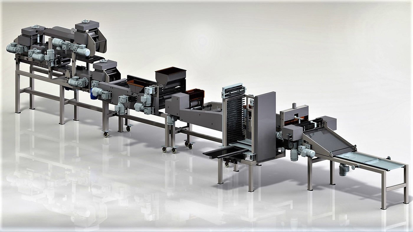 Machine for making salted sticks  3D model_2