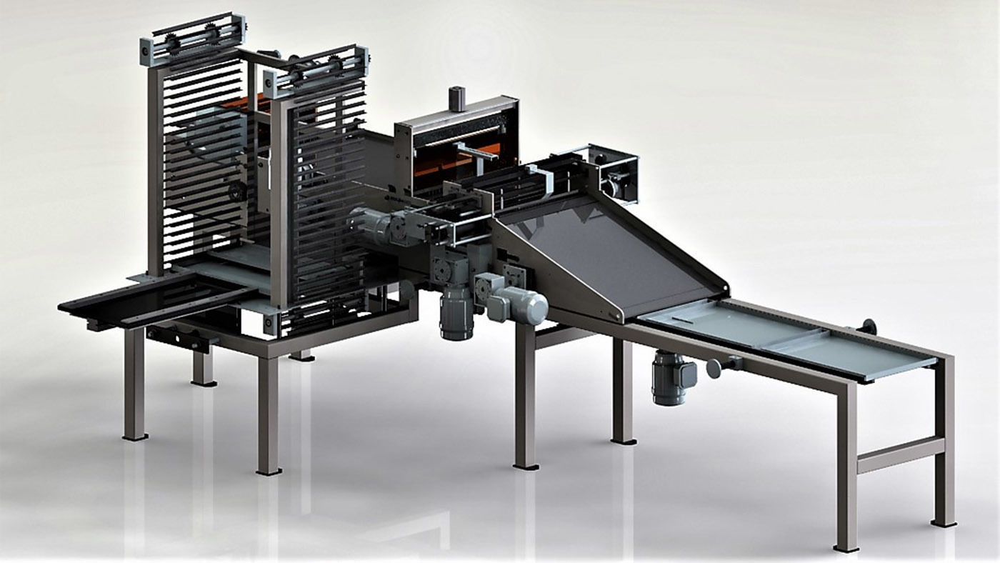 Machine for making salted sticks  3D model_8